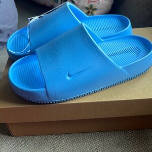 Nike Blue Slide Sandals
